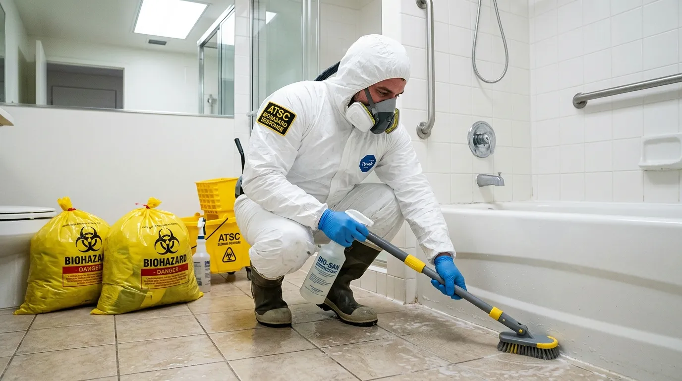 Decontamination equipment deployed for Blood Cleanup in Clermont